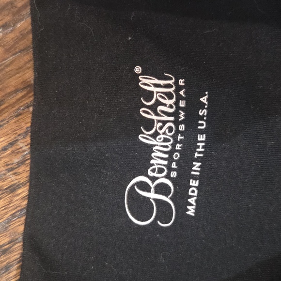 Bombshell Sportswear Thigh High Leggings. EUC size Small. - Picture 2 of 3